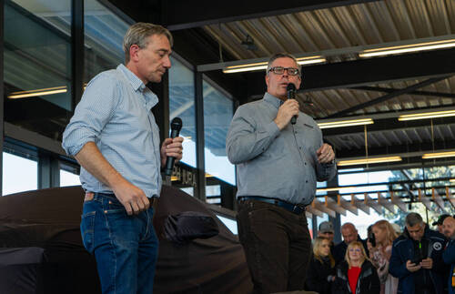 Journée de 1ère présentation européenne de la nouvelle Shelby GT 350 au grage St-Christophe