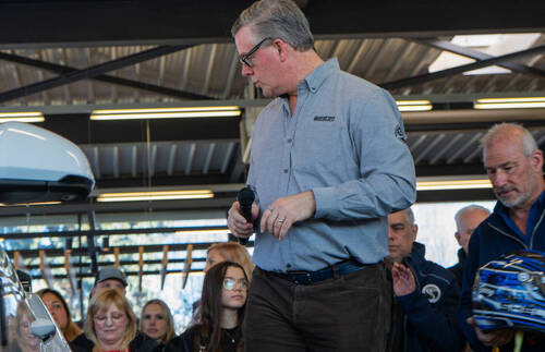 Journée de 1ère présentation européenne de la nouvelle Shelby GT 350 au grage St-Christophe