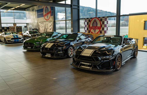 Journée de 1ère présentation européenne de la nouvelle Shelby GT 350 au grage St-Christophe