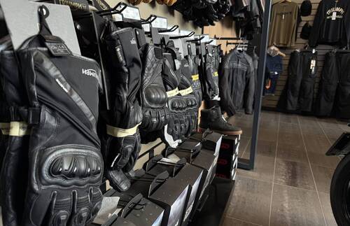 Showroom Triumph au garage St-Christophe à Develier