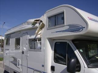 Dégâts camping-car
