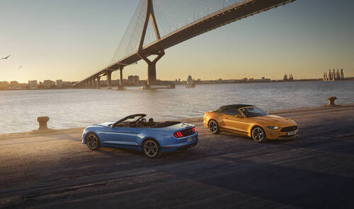 The quintessential style of west coast America has crossed the Atlantic as the Ford Mustang California Special arrives in Europe for the first time.  LICENSE BY: Makerhouse.